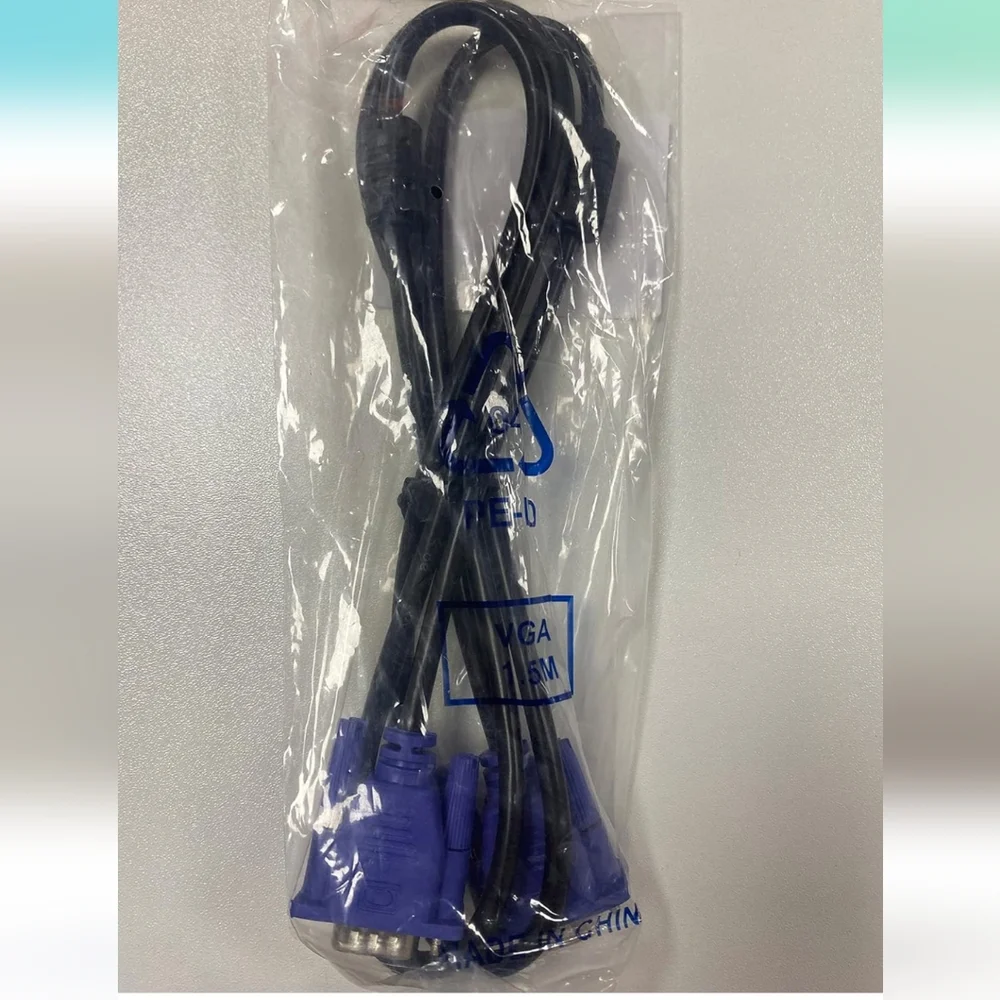 Blue VGA Cable for Computers